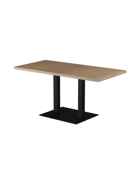 Stolik Alfa XL Duo blat drewniano-fornirowany