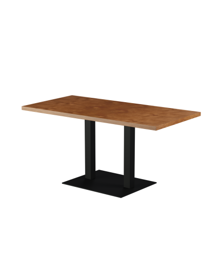 Stolik Alfa XL Duo blat drewniano-fornirowany