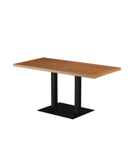 Stolik Alfa XL Duo blat drewniano-fornirowany