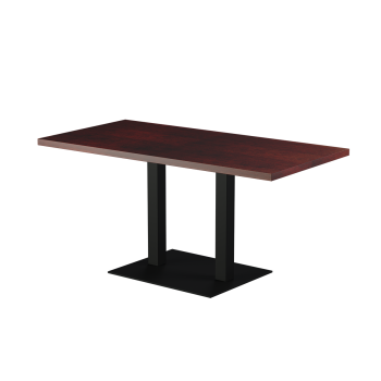 Stolik Alfa XL Duo blat drewniano-fornirowany