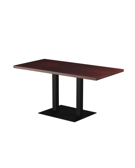 Stolik Alfa XL Duo blat drewniano-fornirowany