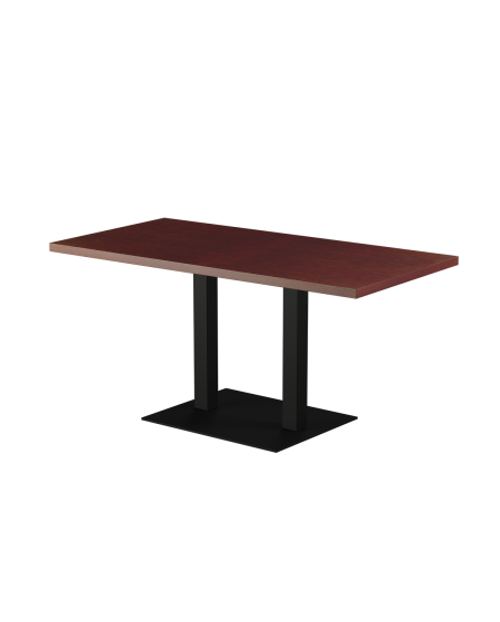 Stolik Alfa XL Duo blat drewniano-fornirowany