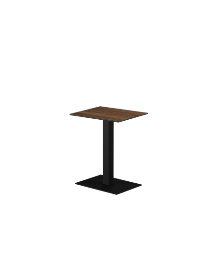 Stolik Alfa 40x55 czarny blat HPL