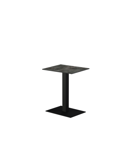 Stolik Alfa 40x55 czarny blat HPL