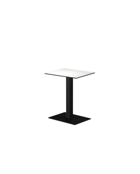 Stolik Alfa 40x55 czarny blat HPL