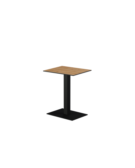 Stolik Alfa 40x55 czarny blat HPL
