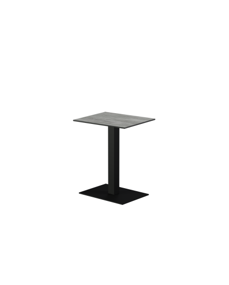 Stolik Alfa 40x55 czarny blat HPL