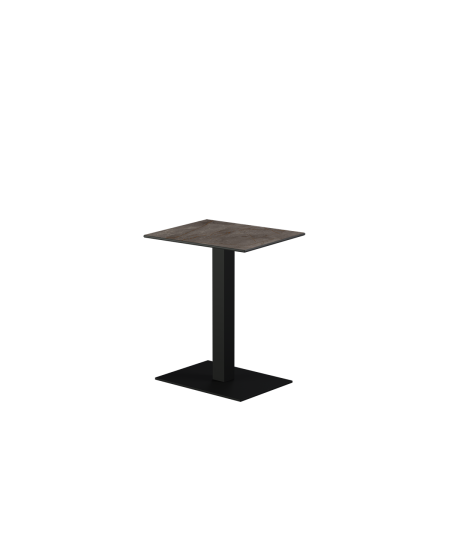 Stolik Alfa 40x55 czarny blat HPL