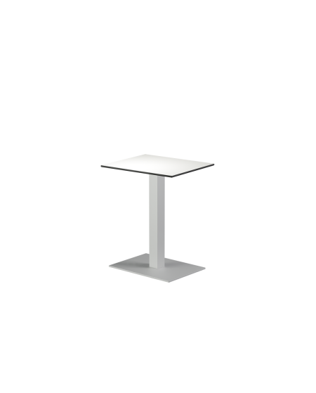 Stolik Alfa 40x55 biały blat HPL