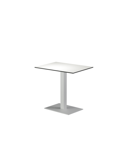 Stolik Alfa 40x55 biały blat HPL