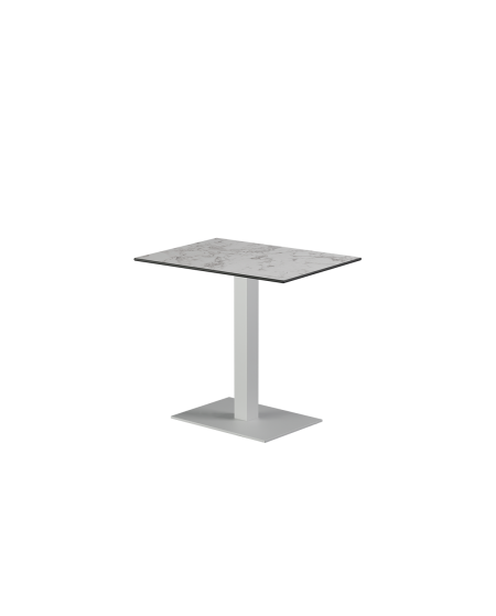 Stolik Alfa 40x55 biały blat HPL