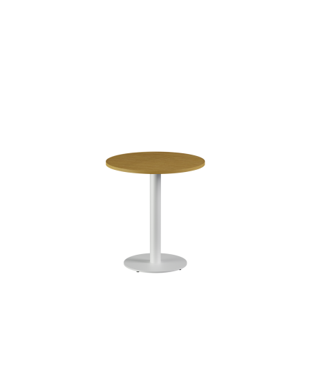 Stolik Alfa R biały blat laminowany