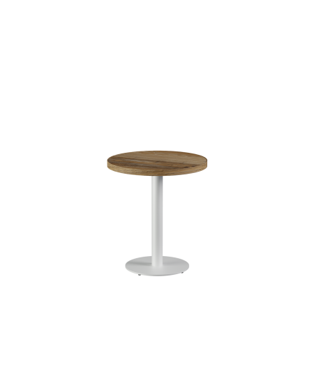 Stolik Alfa R biały blat laminowany