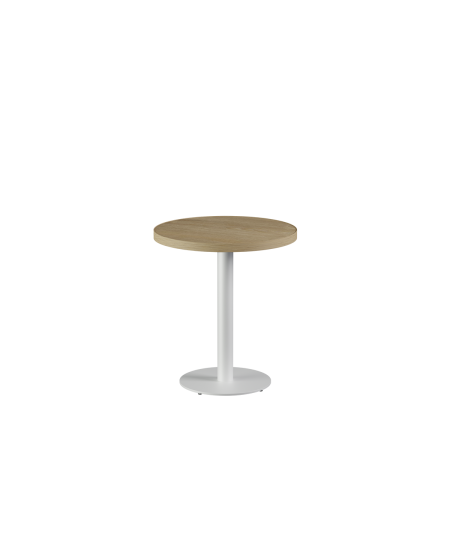 Stolik Alfa R biały blat laminowany