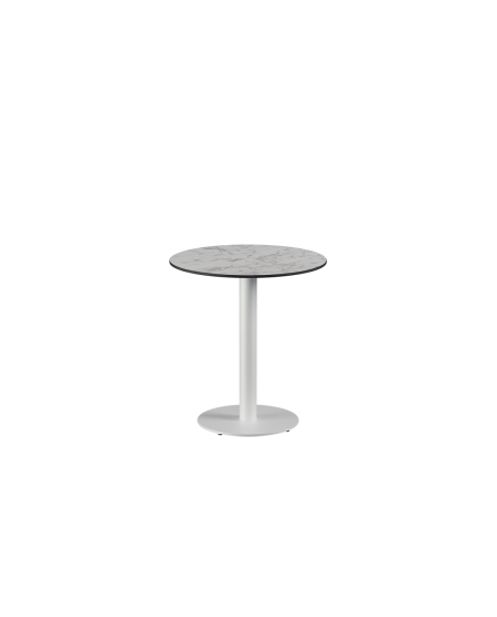 Stolik Alfa R biały blat HPL