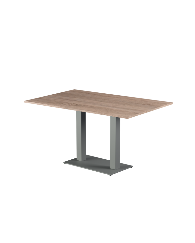 Stolik Alfa Duo szary blat laminowany