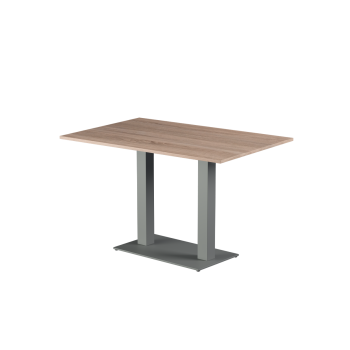 Stolik Alfa Duo szary blat laminowany
