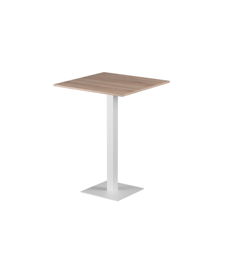 Stolik Alfa Bar biały blat laminowany