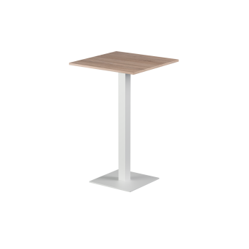 Stolik Alfa Bar biały blat laminowany