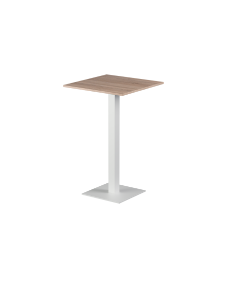 Stolik Alfa Bar biały blat laminowany
