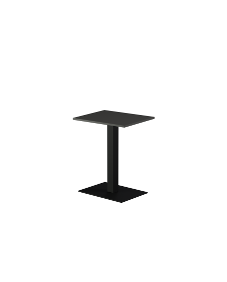 Stolik Alfa 40x55 czarny blat laminowany