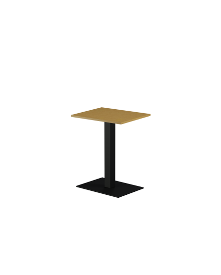 Stolik Alfa 40x55 czarny blat laminowany