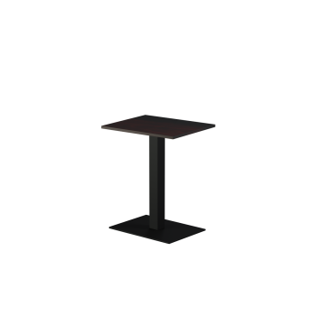 Stolik Alfa 40x55 czarny blat laminowany