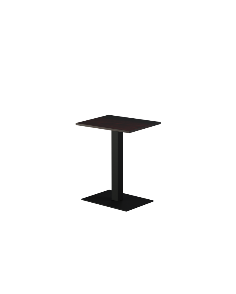 Stolik Alfa 40x55 czarny blat laminowany