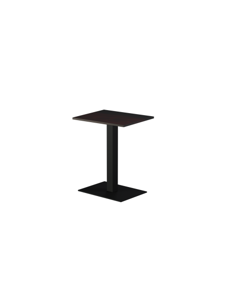 Stolik Alfa 40x55 czarny blat laminowany