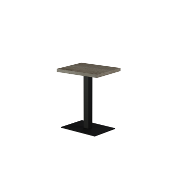 Stolik Alfa 40x55 czarny blat laminowany