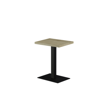 Stolik Alfa 40x55 czarny blat laminowany