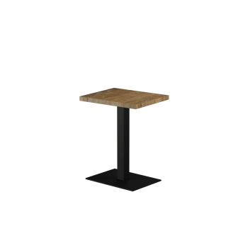 Stolik Alfa 40x55 czarny blat laminowany