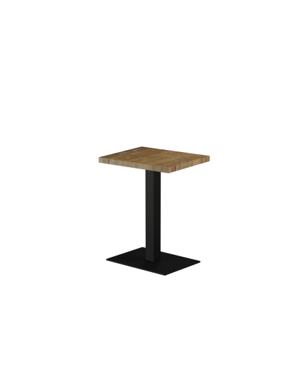 Stolik Alfa 40x55 czarny blat laminowany