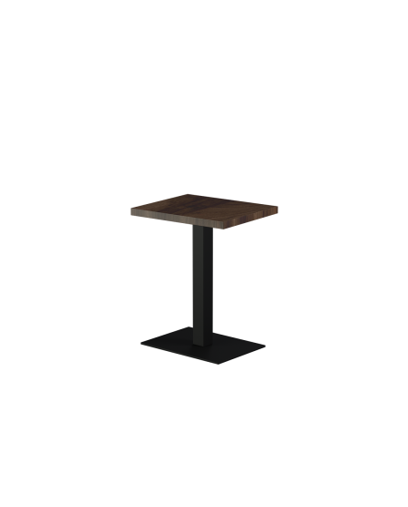 Stolik Alfa 40x55 czarny blat laminowany