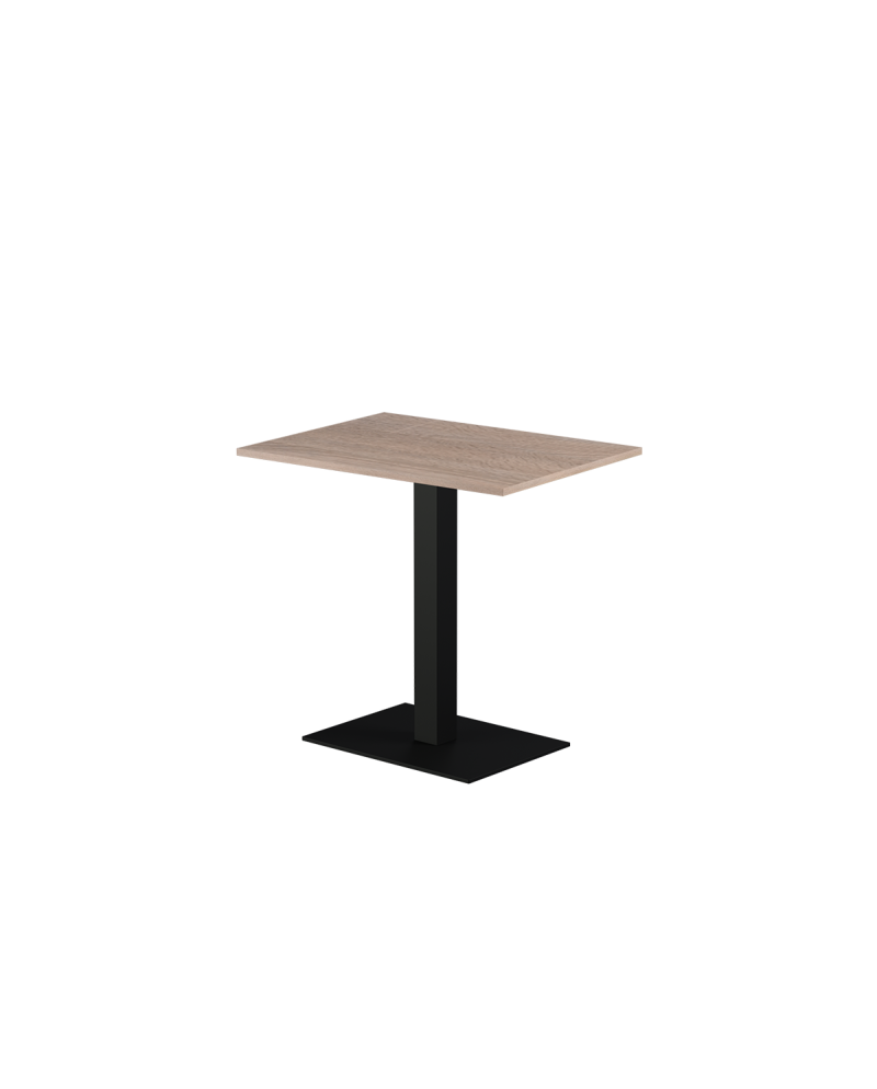 Stolik Alfa 40x55 czarny blat laminowany