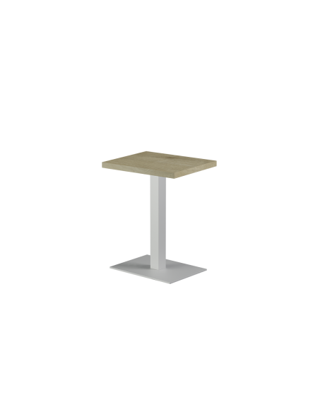 Stolik Alfa 40x55 biały blat laminowany