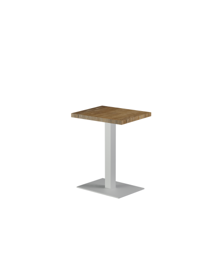 Stolik Alfa 40x55 biały blat laminowany