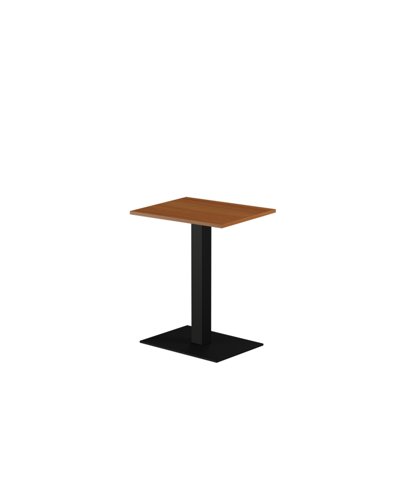 Stolik Alfa 40x55 czarny blat laminowany