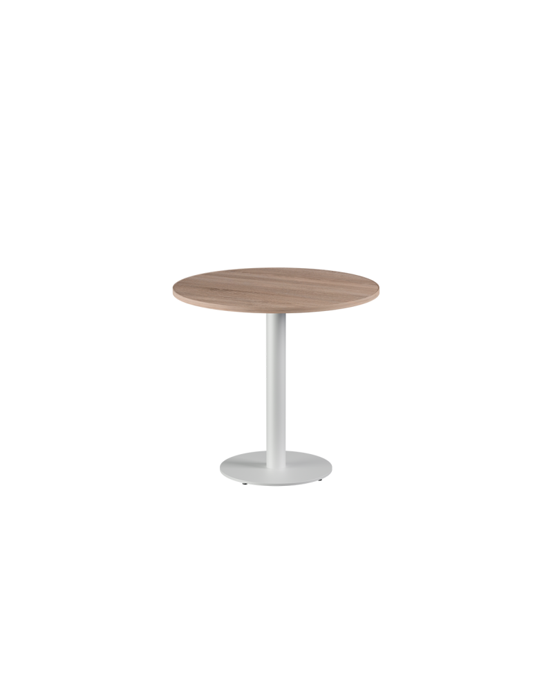 Stolik Alfa R biały blat laminowany