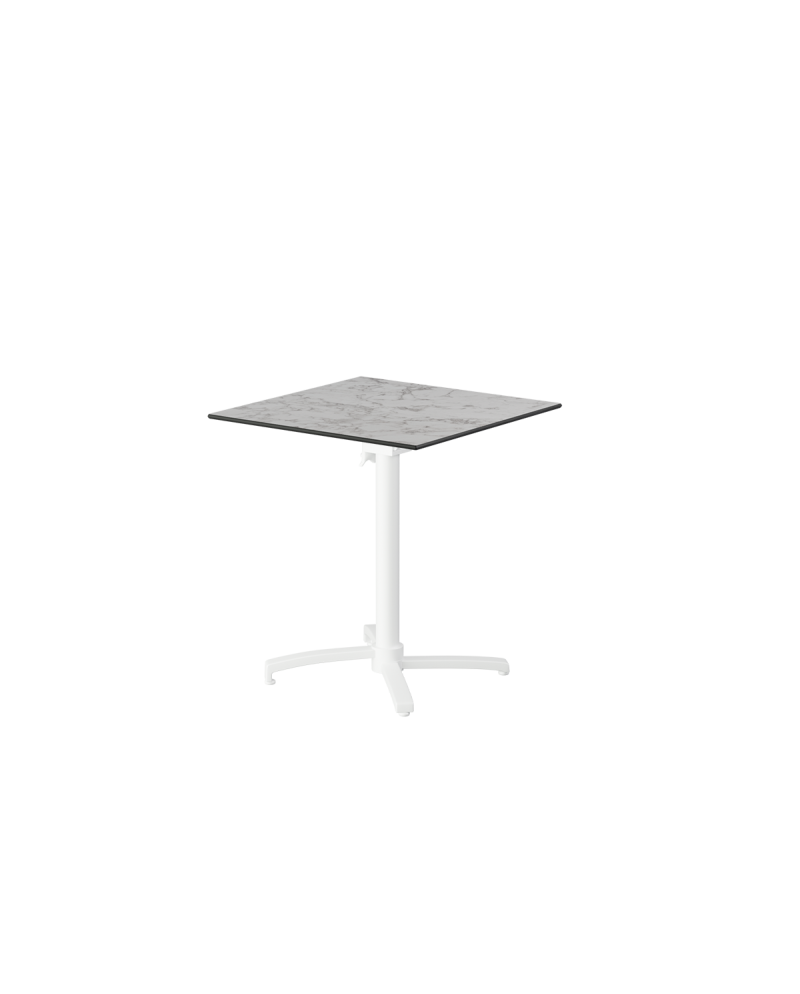 Stolik Cross Comfort biały blat HPL
