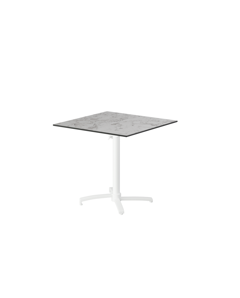 Stolik Cross Comfort biały blat HPL