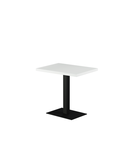 Stolik Alfa 40x55 czarny blat drewniano-fornirowany