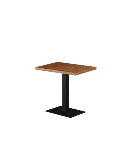 Stolik Alfa 40x55 czarny blat drewniano-fornirowany