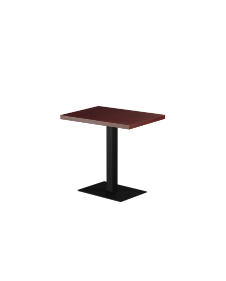 Stolik Alfa 40x55 czarny blat drewniano-fornirowany