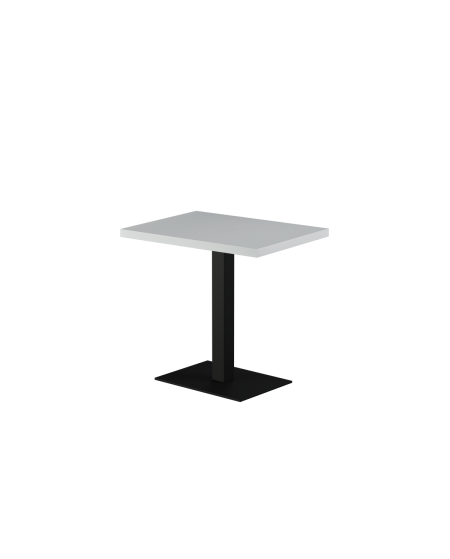 Stolik Alfa 40x55 czarny blat drewniano-fornirowany