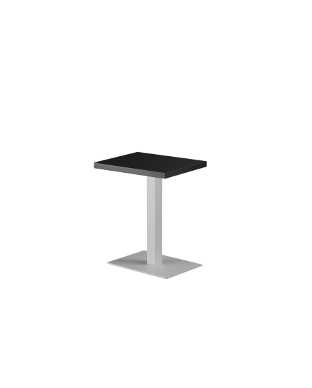 Stolik Alfa 40x55 biały blat drewniano-fornirowany