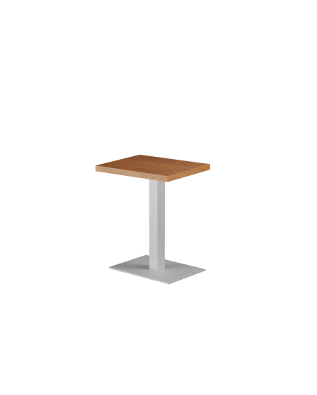 Stolik Alfa 40x55 biały blat drewniano-fornirowany