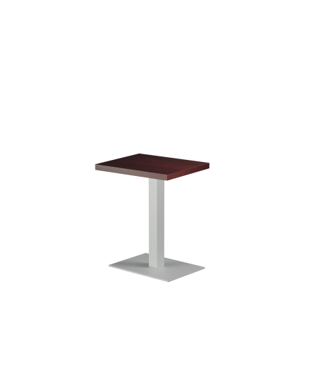 Stolik Alfa 40x55 biały blat drewniano-fornirowany