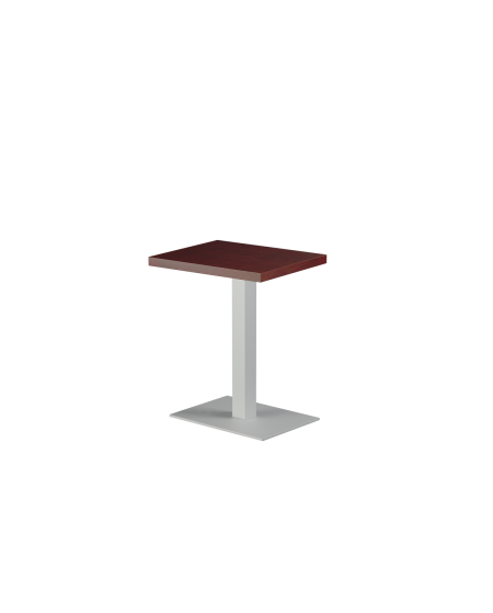 Stolik Alfa 40x55 biały blat drewniano-fornirowany