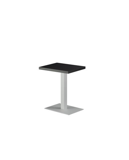 Stolik Alfa 40x55 biały blat drewniano-fornirowany